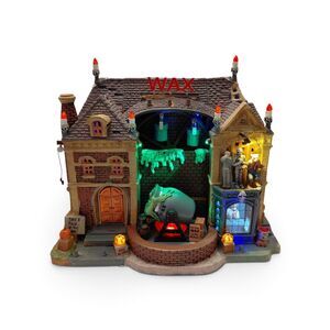 Lemax Spooky Town House Of Wax Signature Collection Retired Box